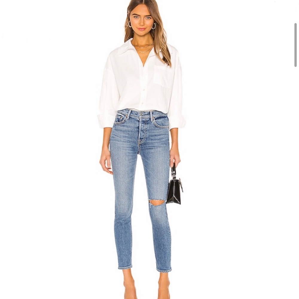 GRLFRND Karolina Ripped Jeans, destroyed denim